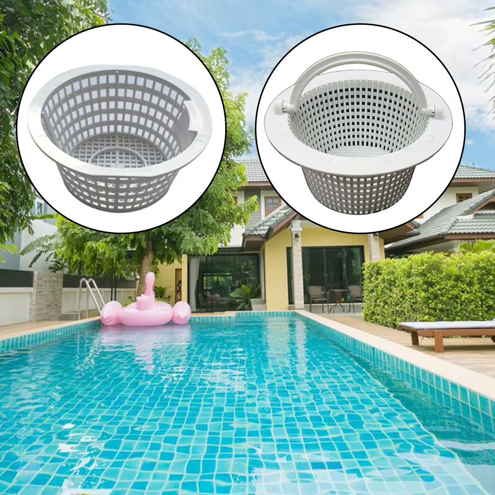 Panier de skimmer pour piscines hors sol et étangs, compatible avec les pompes StaRite, en plastique pour une utilisation durable