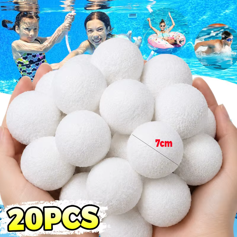Boules filtrantes réutilisables pour piscine