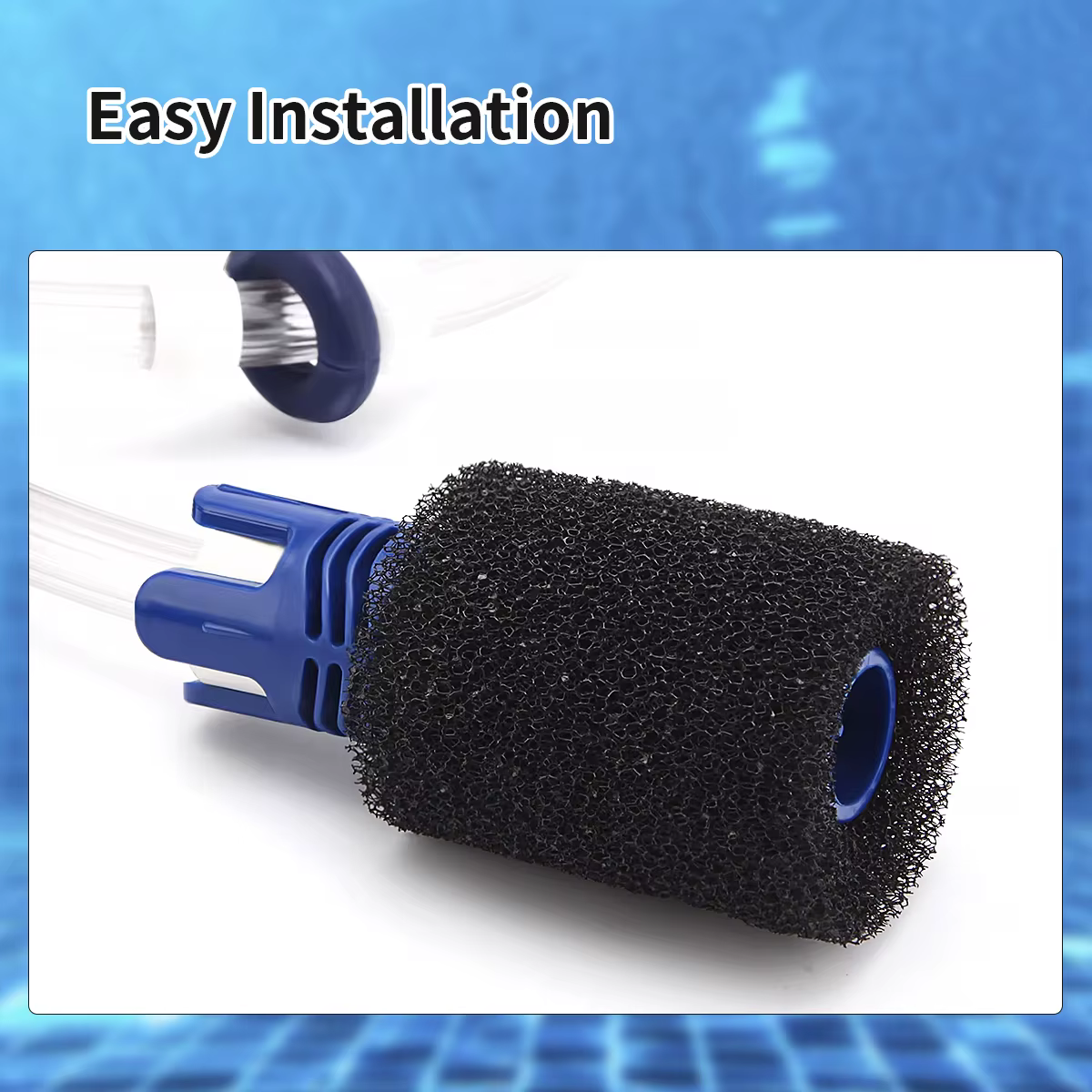 Sac de nettoyage de piscine et brosse en mousse pour robot nettoyeur