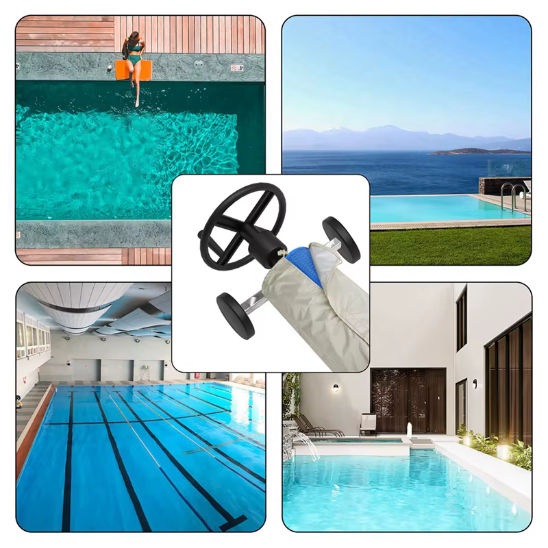 Couverture de bobine solaire étanche pour piscine