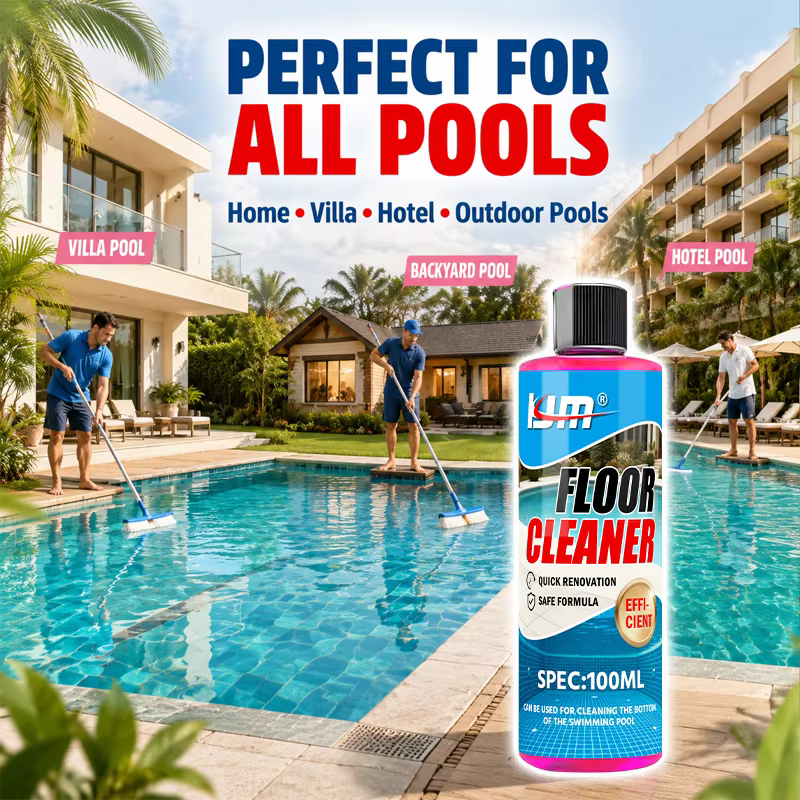 Concentré de nettoyant pour fond de piscine