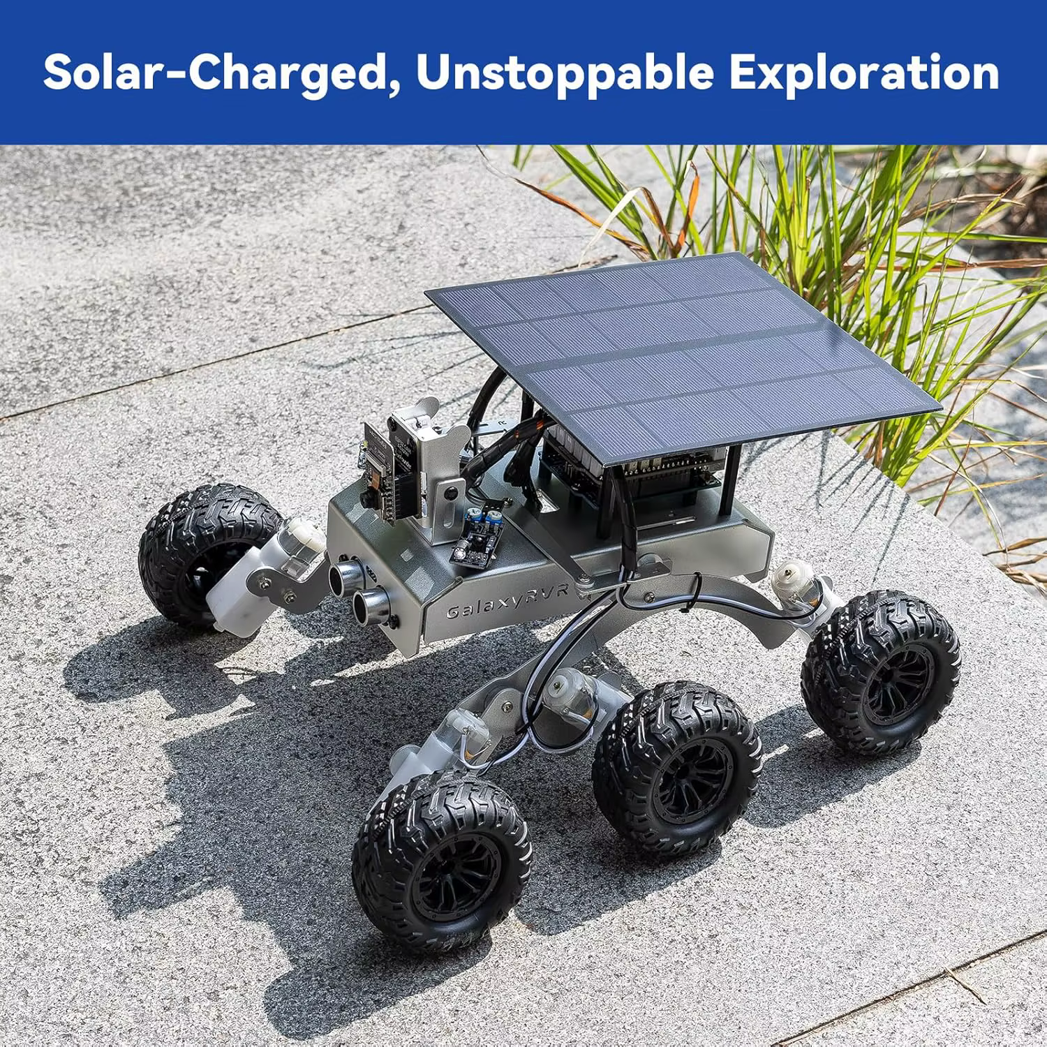SunFounder GalaxyRVR Mars Rover : Kit de voiture robot Arduino Uno R3 et ESP32-CAM avec piles