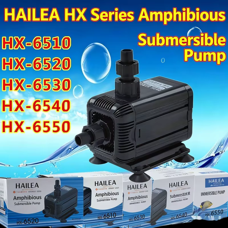 Pompe submersible HAILEA HX-6510 6520 6530 6540 6550 pour fontaine de rocaille