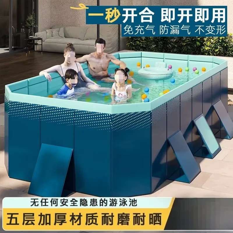 Grande piscine gonflable épaisse et résistante à l'usure