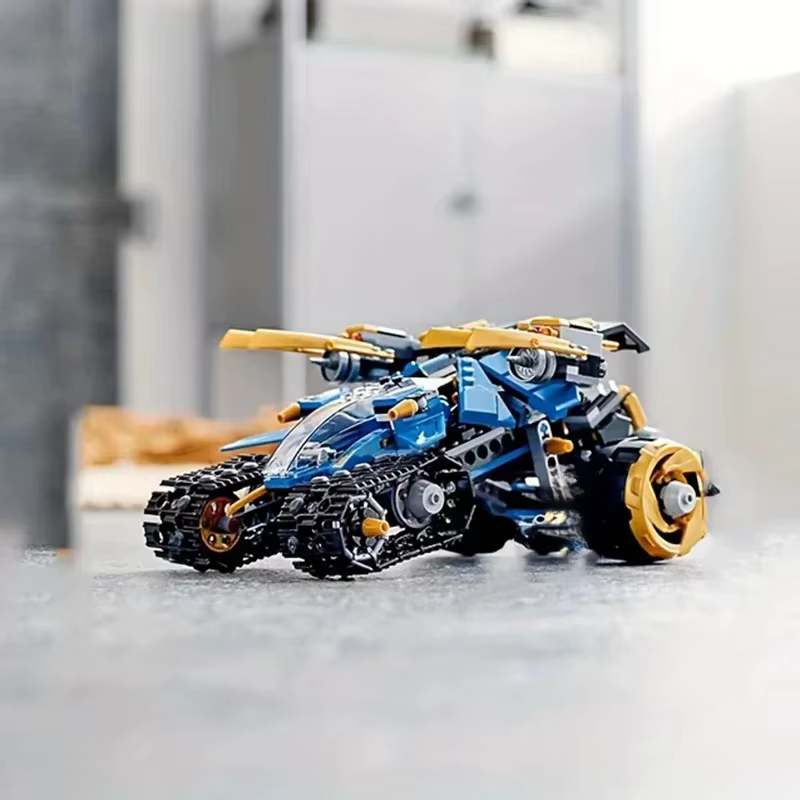 Bloc de construction Mecha technologie Ninja Thunder Raiders guerrier mécanique Robot bloc de construction arme de guerre modèle jouet enfant