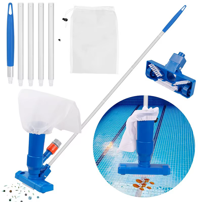 Tête d'aspirateur de piscine avec sac de brosse