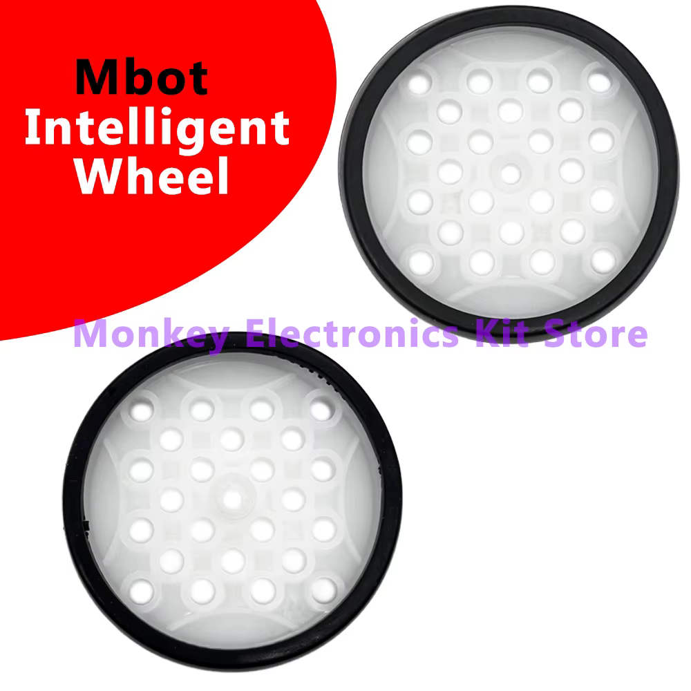Robot de voiture Intelligent, moyeu de roue, ceinture de roue, bricolage, compatible mbot makeblock, adapté au moteur TT
