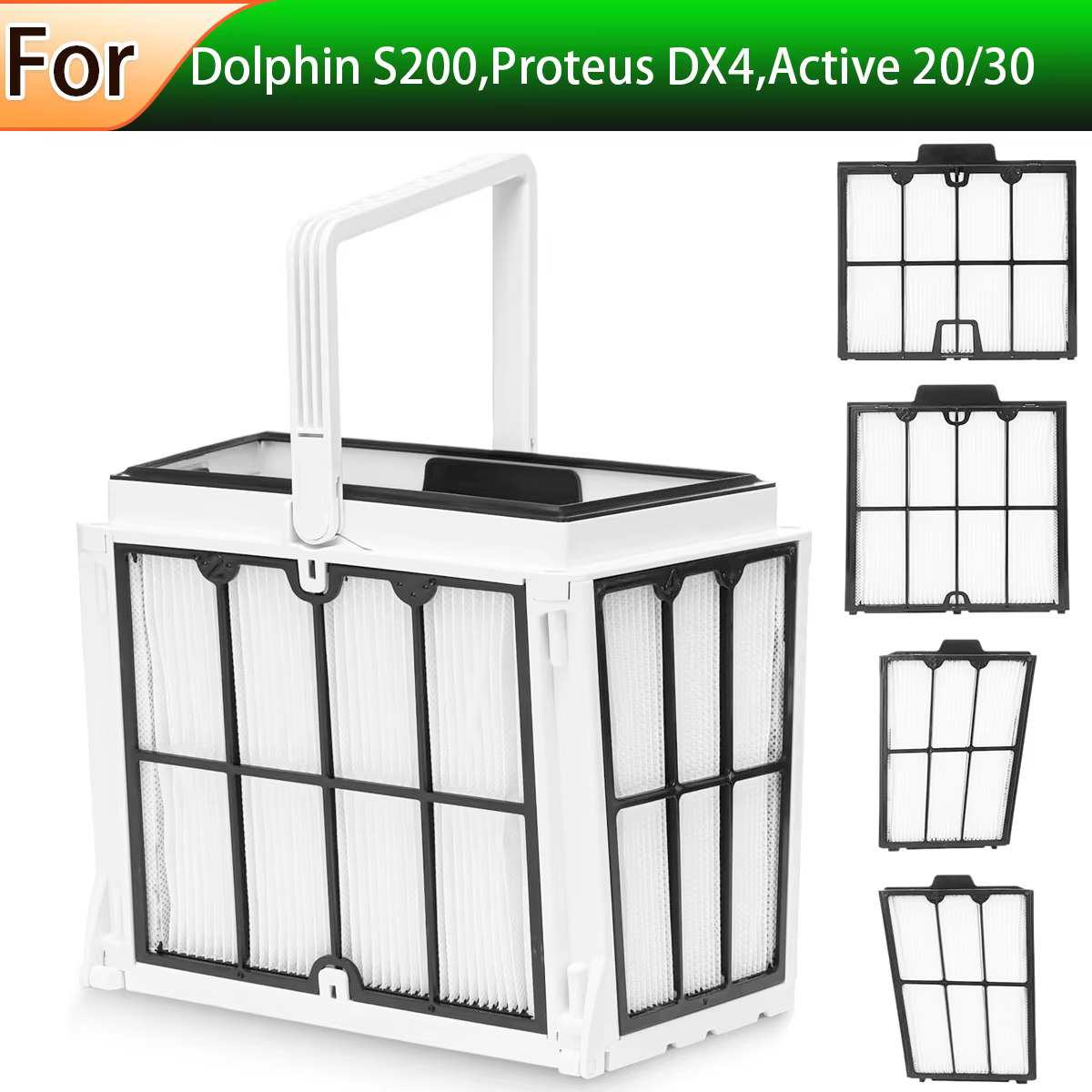 Convient pour le nettoyeur de piscine robot Dolphin S200 Proteus DX4 Active 20 30 M600 S300i Explorer E30 filtres de haute qualité