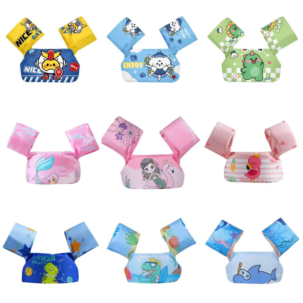 Maillot de bain à manches flottantes pour bébé