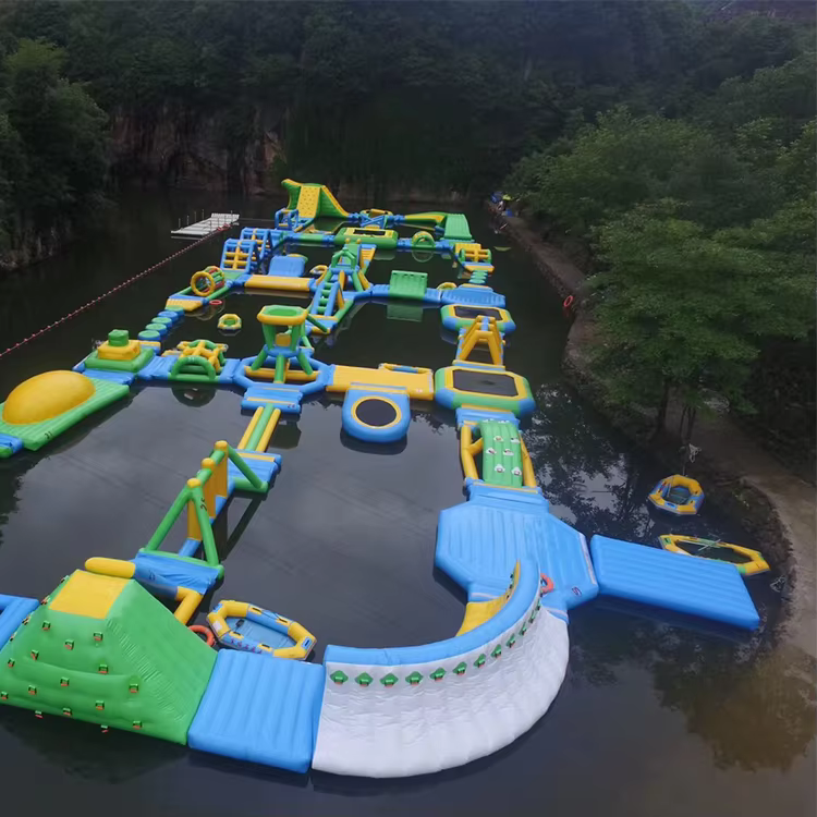 Toboggan gonflable de piscine d'eau de haute qualité