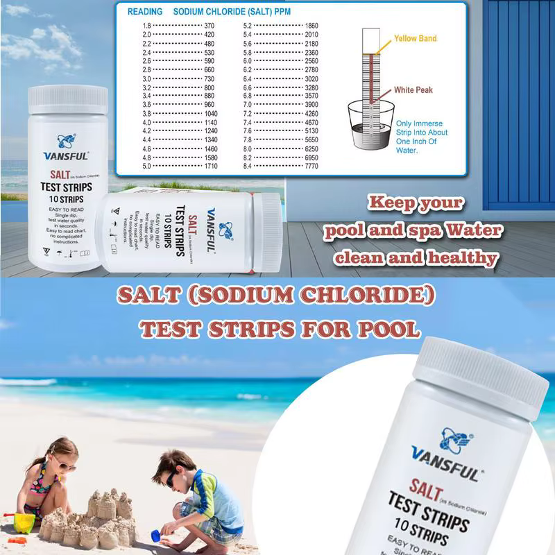 Kit de bandelettes de test d'eau
