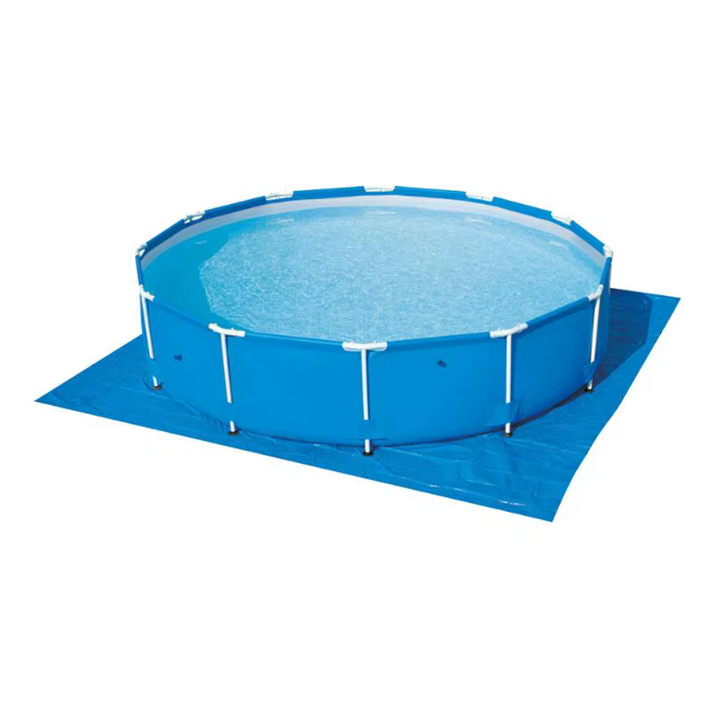 Couverture de piscine carrée en polymère
