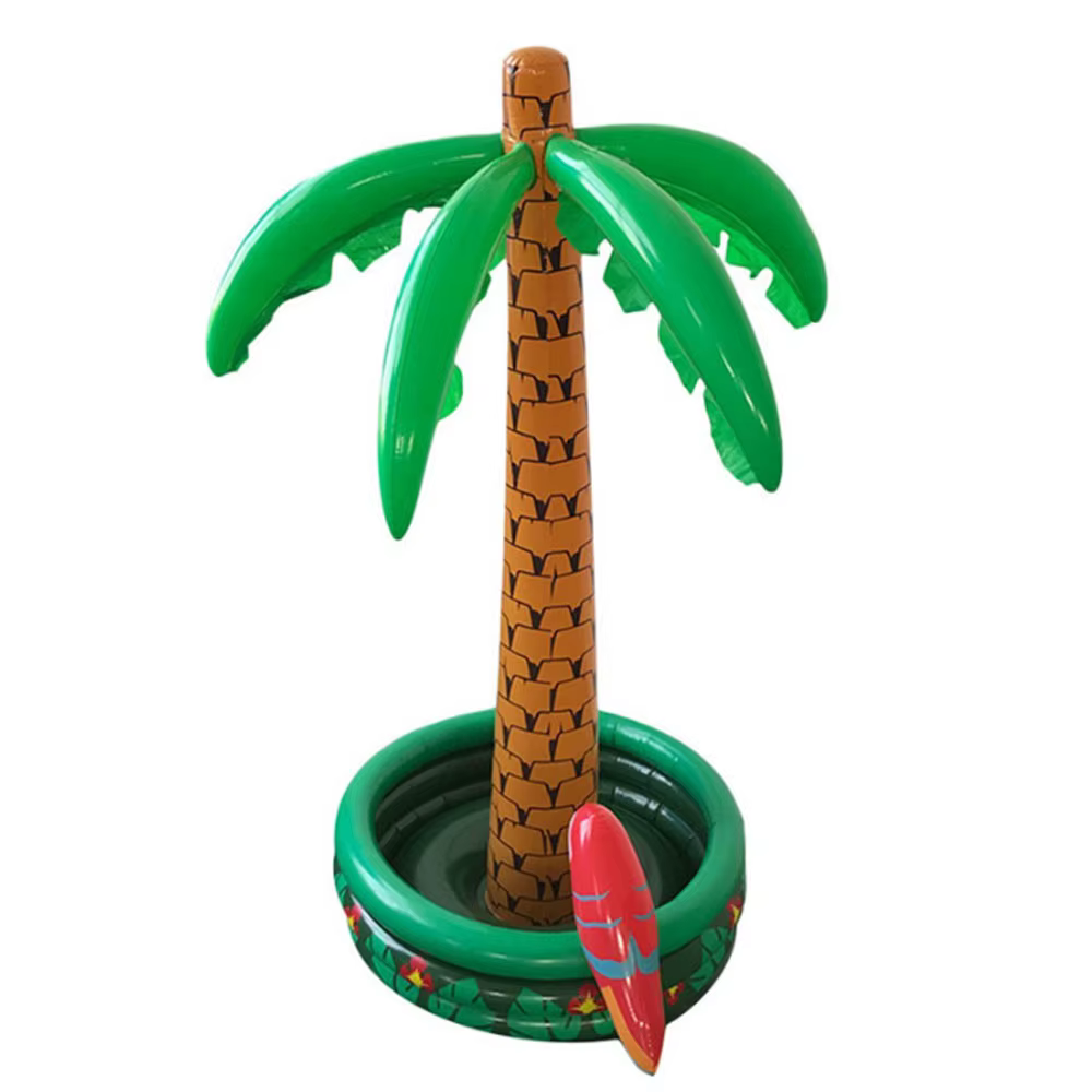 Palmier gonflable avec refroidisseur de perroquet