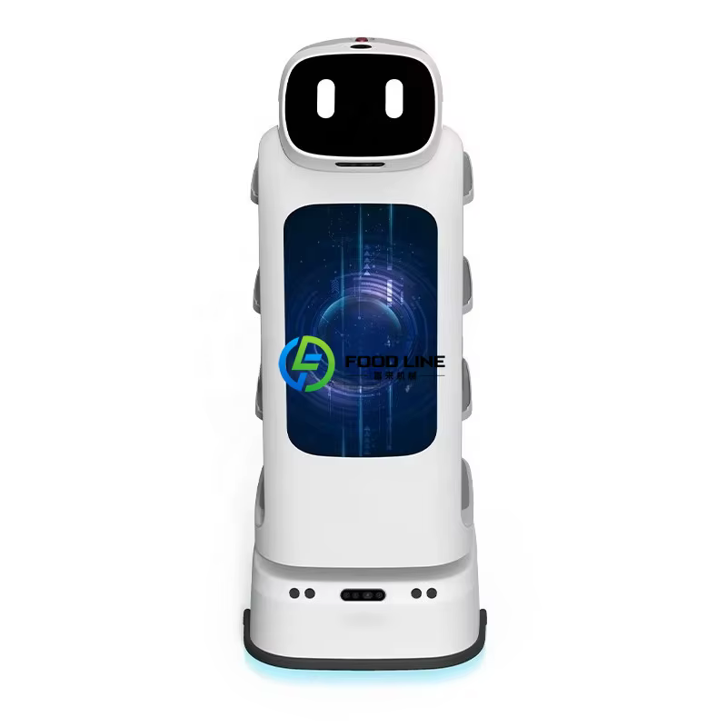 Robot de livraison de nourriture multi-plateaux, robot serveur intelligent pour la restauration, les hôtels et les cantines