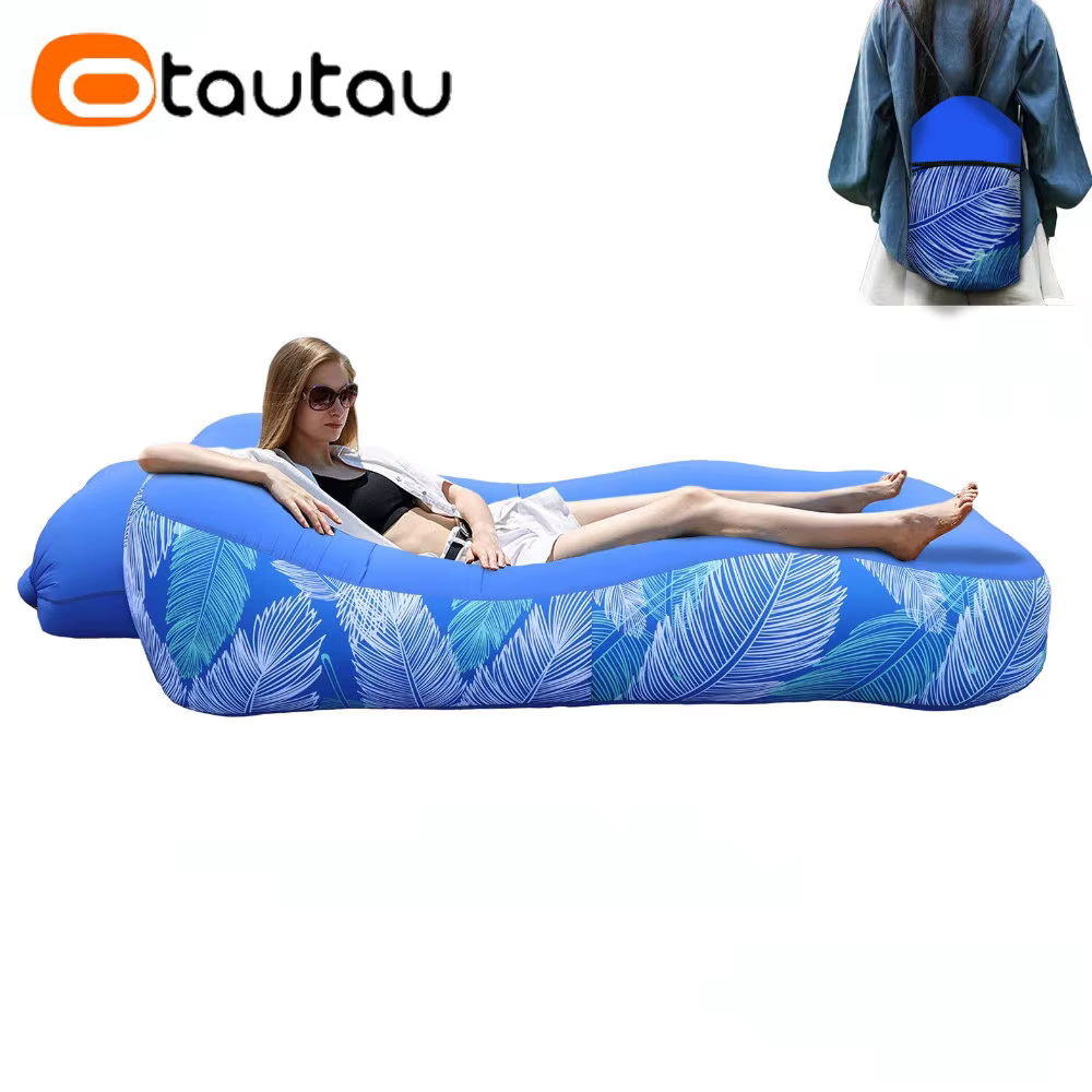 Canapé gonflable pliant flottant pour piscine