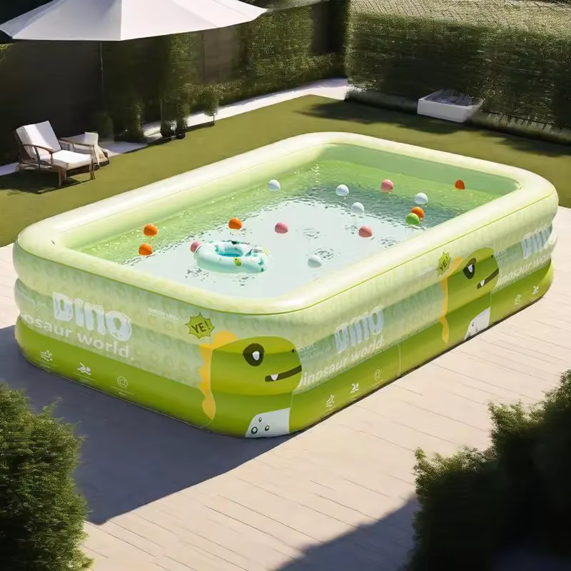 Piscine gonflable familiale pour enfants et adultes