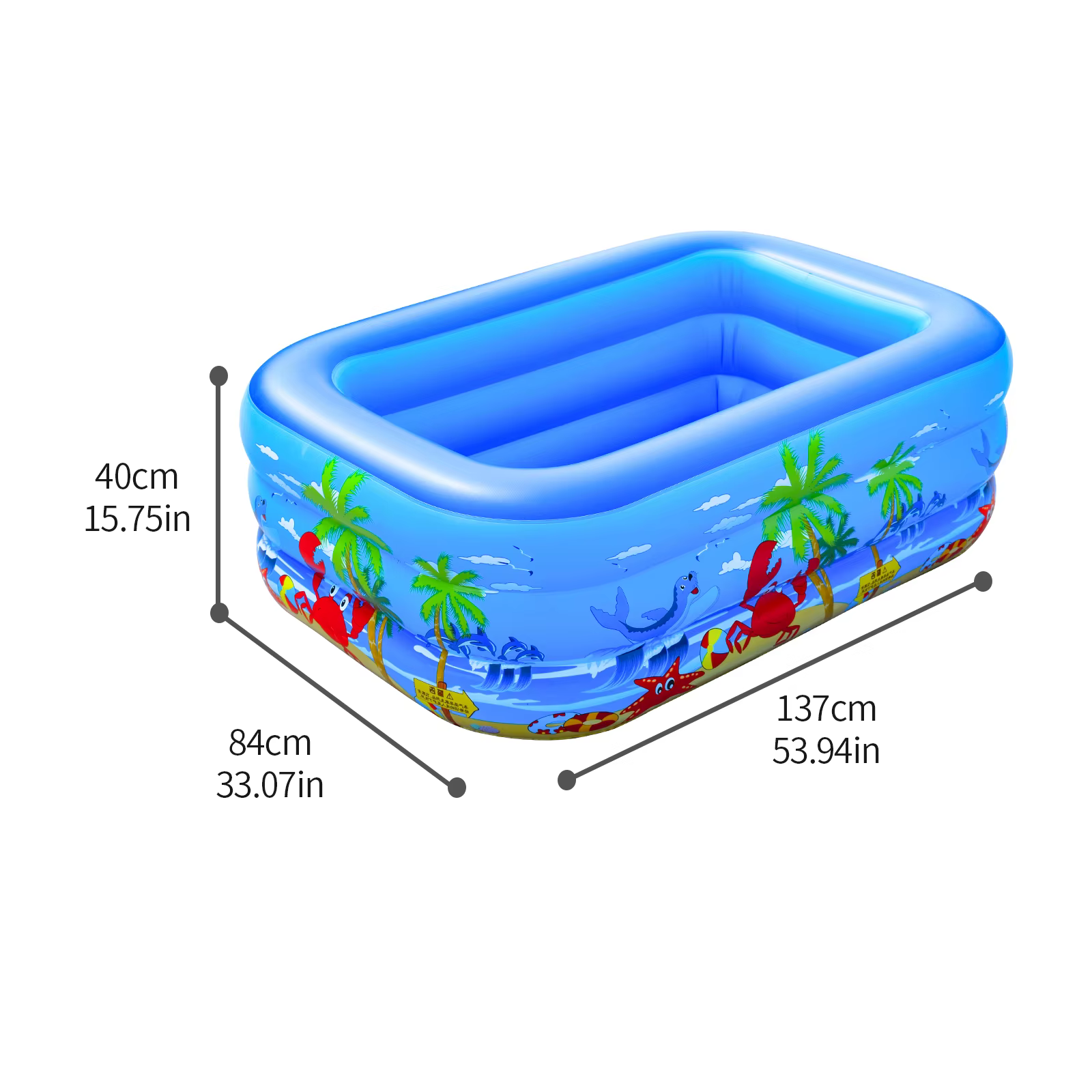 Piscine à balles gonflable pour enfants