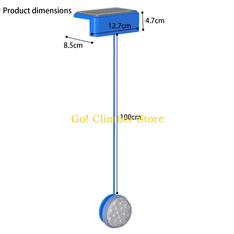 Lumière piscine actionnée Q84C LED avec l'évaluation imperméable IP68 13LED