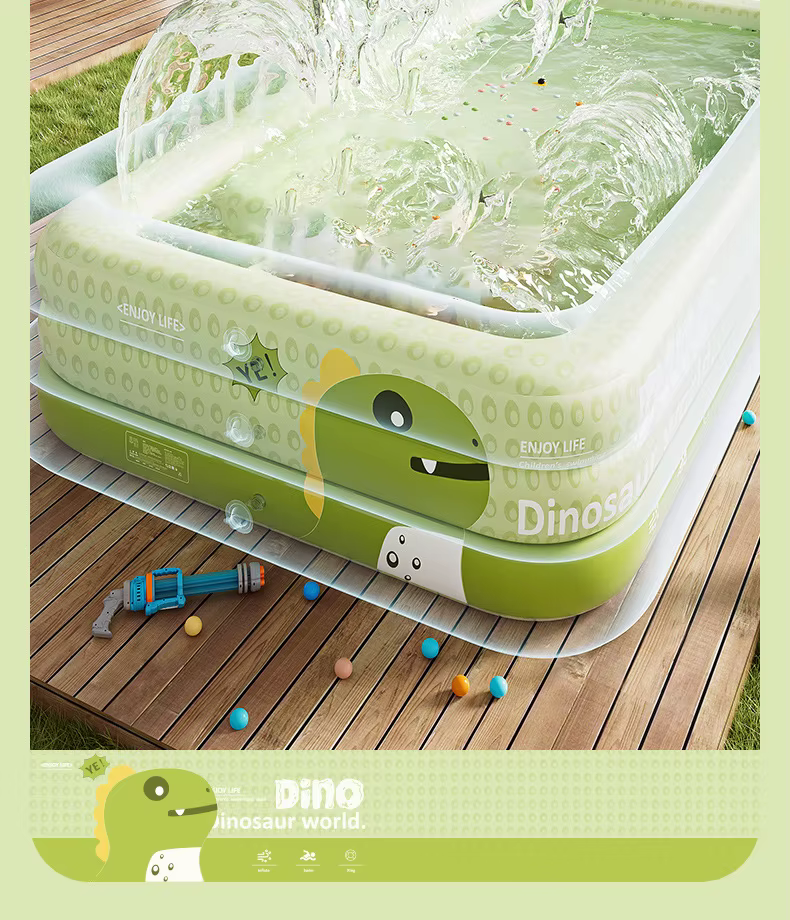 Grande piscine gonflable pliable