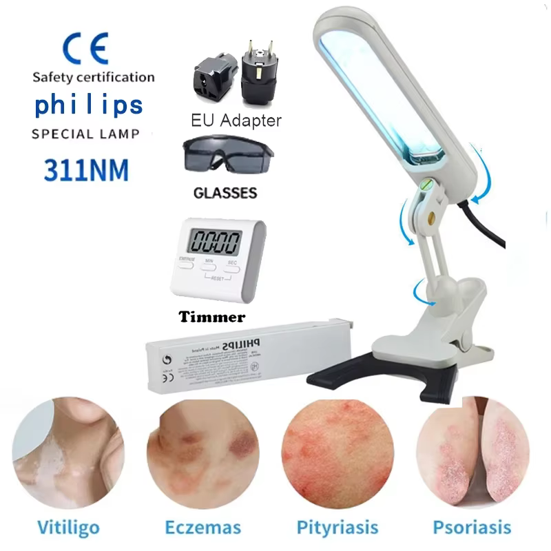 Lampe thérapeutique domestique non remboursable pour traitement du psoriasis et du vitiligo