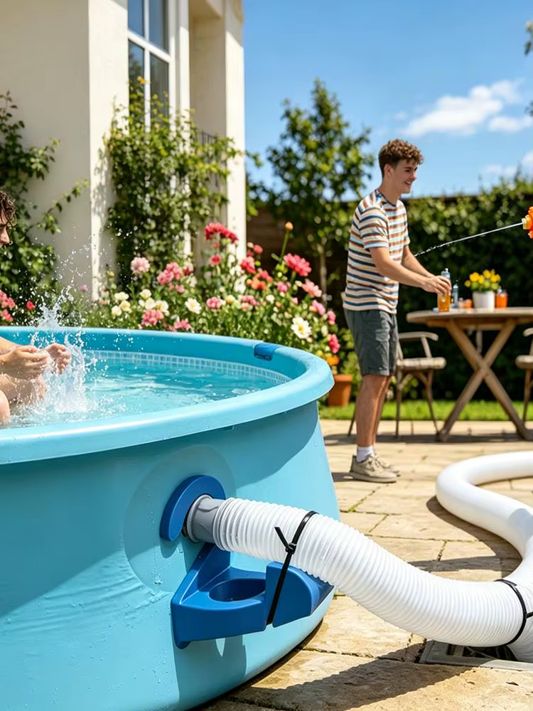 Support de tuyau d'eau de piscine