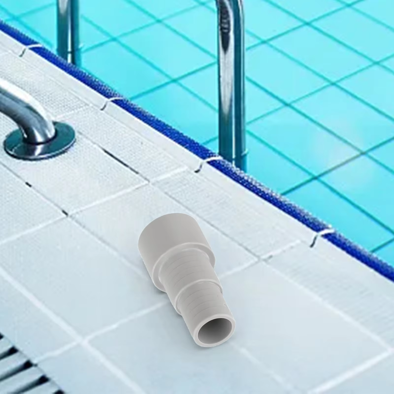 Adaptateur de tuyau de pompe de piscine 50 mm Connecteur pour tuyaux de diamètre intérieur 32/38 mm Conçu pour une