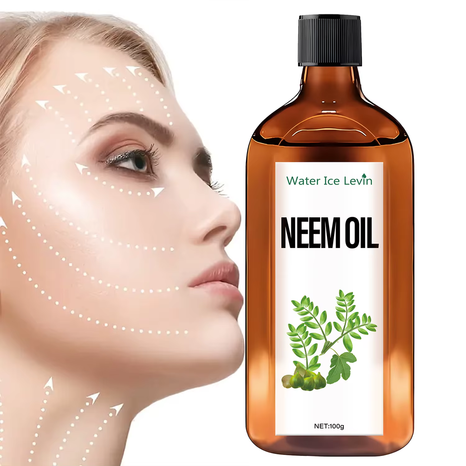 Huile de Neem pour Cheveux - Soin Hydratant Intense pour Cheveux Secs, Redonne Douceur et Éclat, Soin Capillaire Hiver