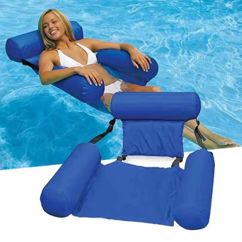 Nouveaux matelas gonflables accessoires de piscine d'eau hamac chaises longues flotteur