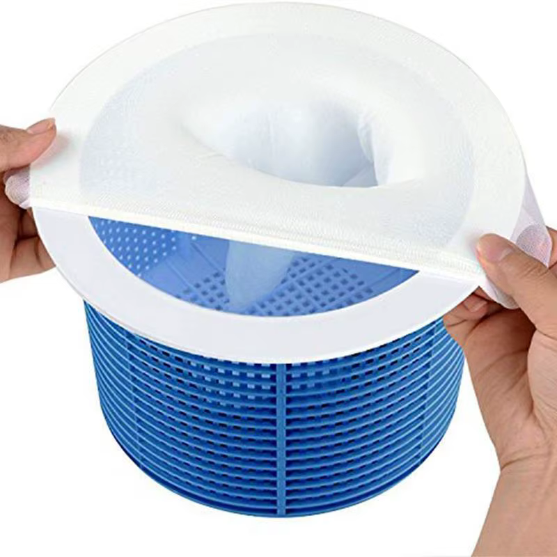 Chaussettes filtrantes réutilisables pour skimmer de piscine
