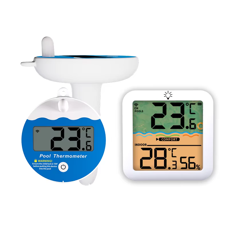 Thermomètre de piscine 2 en 1