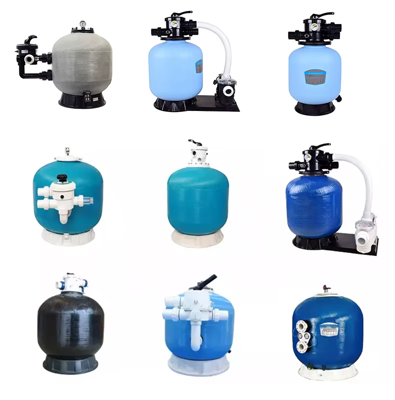 La vanne multidirectionnelle contrôle la filtration de circulation de sortie supérieure de la piscine du réservoir de sable