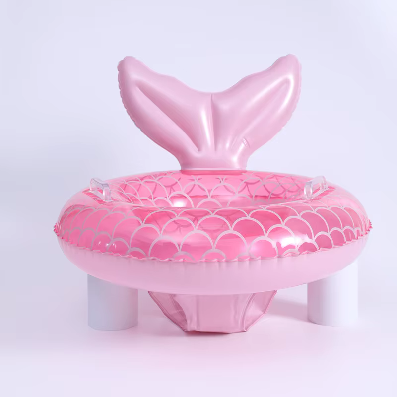 1 pièces anneau de bain sirène flotteur de piscine gonflable Tube de natation