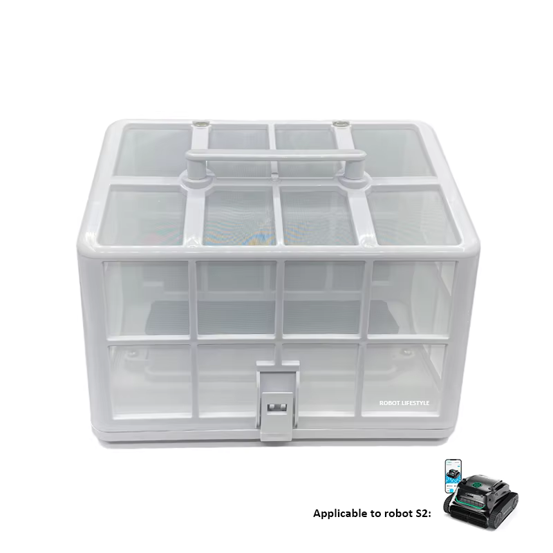 Mir filtrant avec couvercle pour robot nettoyeur de piscine