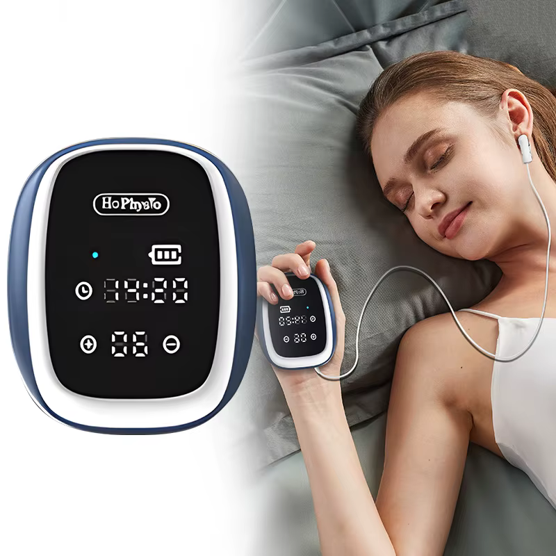 Instrument d'aide au sommeil efficace, dispositif d'insomnie, thérapie CES, aide au sommeil, EMS, anxiété, pression, dépresse, soulagement de l'hypnose de la Migraine