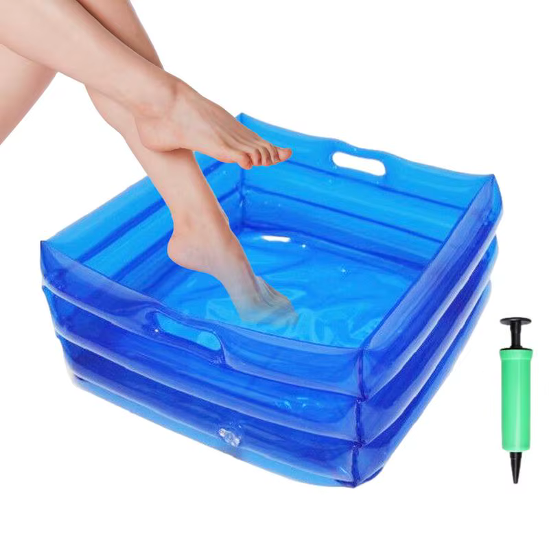 Bain de pieds de piscine pliable Portable