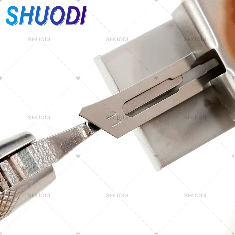 Outils de retrait de lames dentaires en acier inoxydable, instruments chirurgicaux pour implants dentaires, extracteur de lames sécurisé, scalpels chirurgicaux