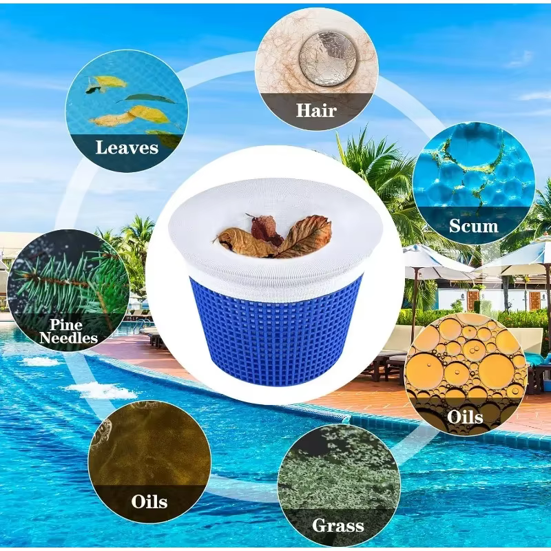 50/10PC Housse de protection pour piscine