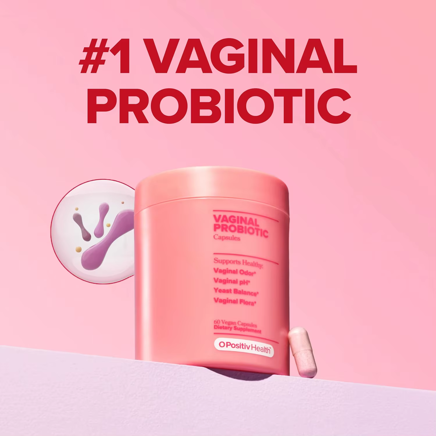 Probiotiques Vagianl pour Femmes Équilibre du pH avec Prébiotiques - Complément Alimentaire pour la Santé Vaginale Favorise une Odeur Vaginale Saine et une Flore Vaginale Saine