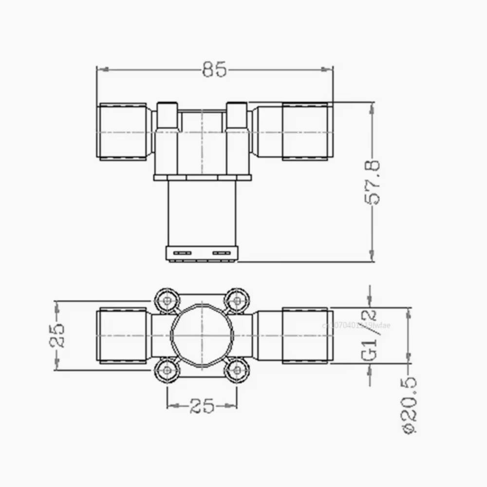Vanne électromagnétique solaire 12V/24V/220V normalement fermée/ouverte pour l'entrée d'eau