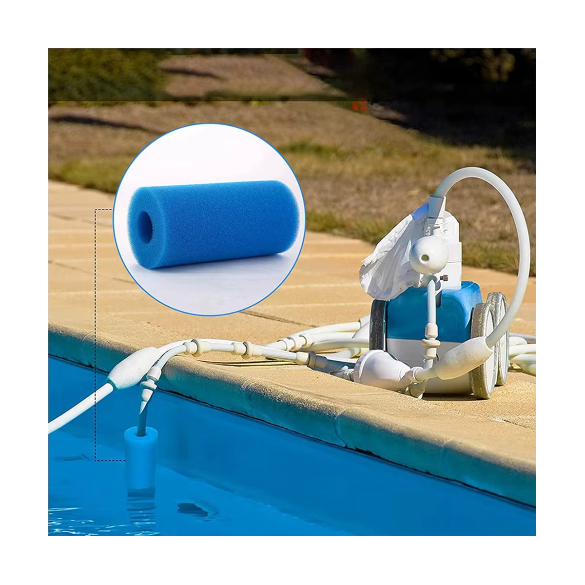 Éponge filtrante en mousse pour Intex Type