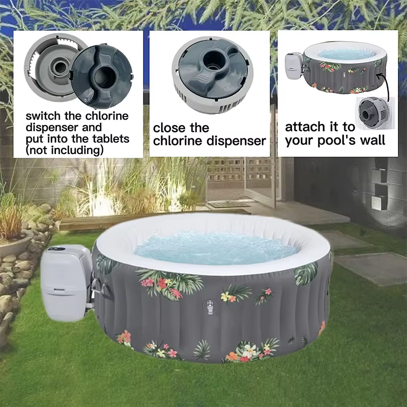 Système de distribution de chlore pour piscine P05345 P03821