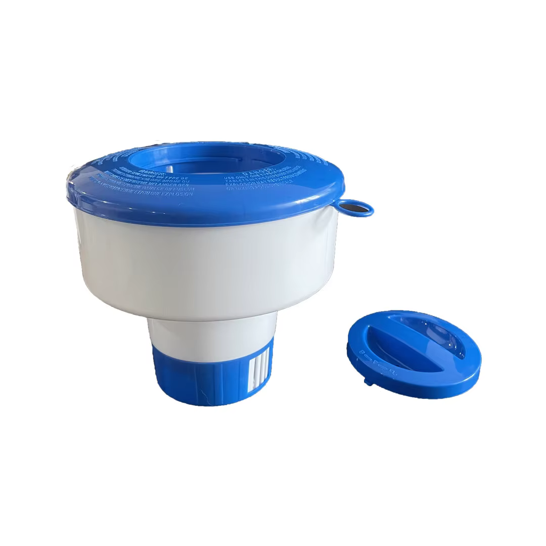 Flotteur de chlore pour piscine adapté à 3 tables à 7 diamètres