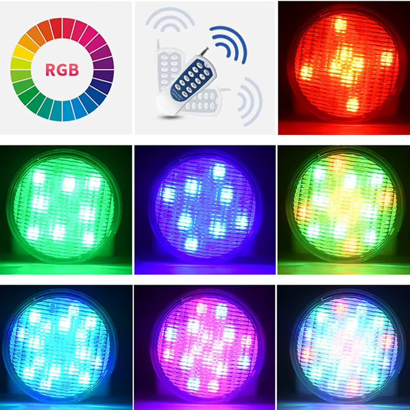 Lampe LED RGB PAR56 12V pour piscine