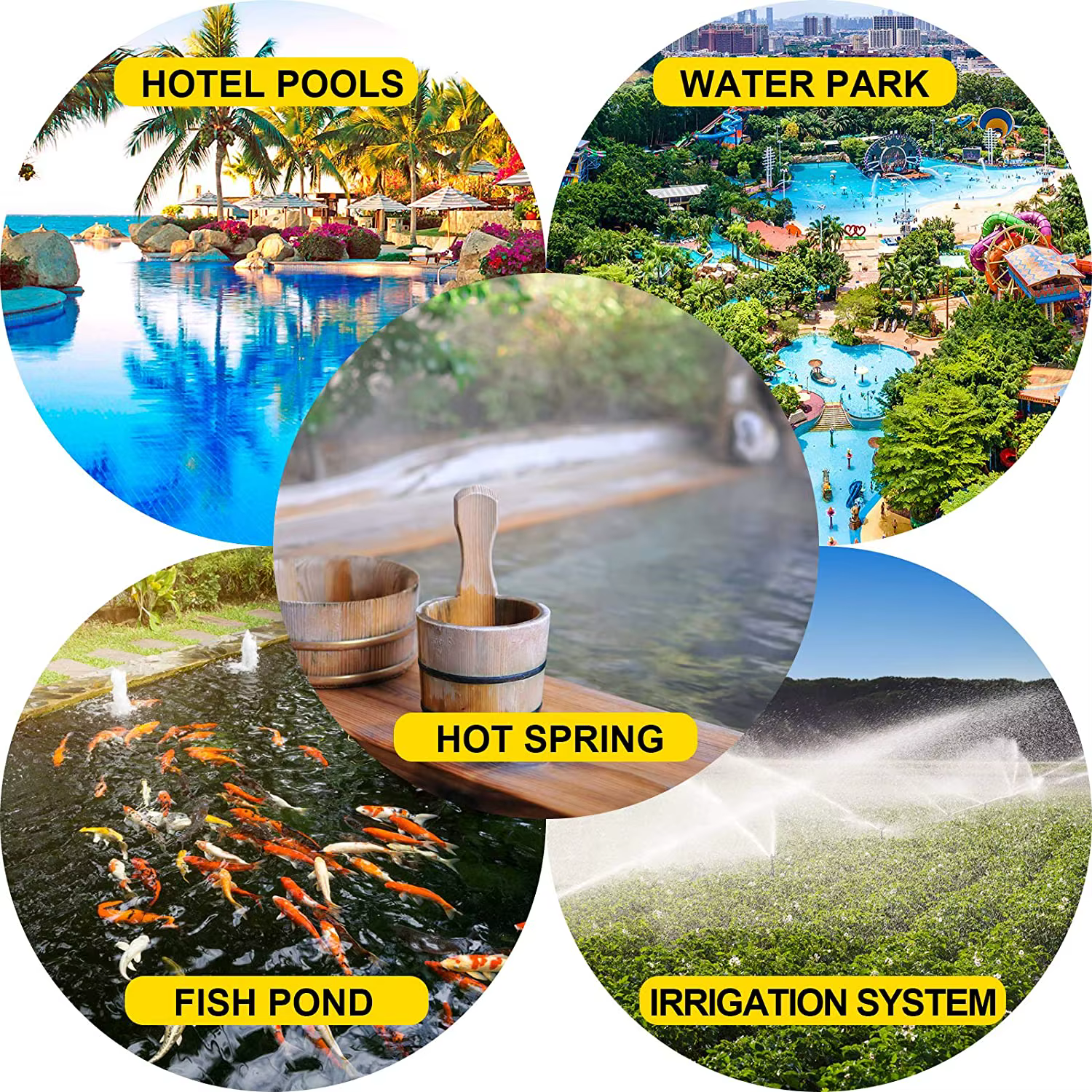 Pompe Solaire Surpresseur de Piscine 2HP, 1500W, 200m-300m, Distance, DC 96V