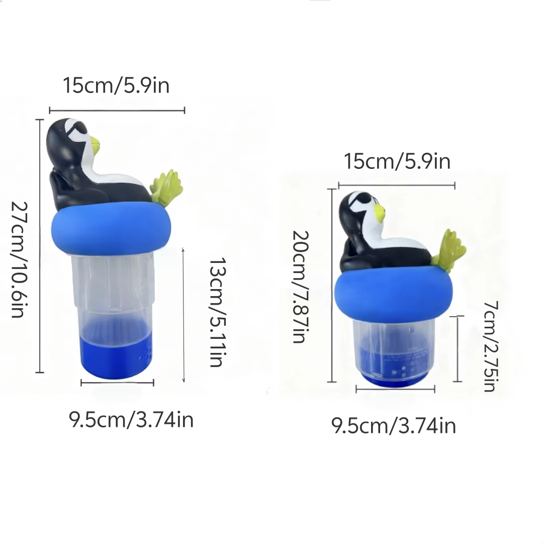 Distributeur de chlore flottant pour piscine Penguin