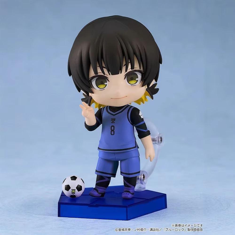 Figurine PVC Blue Lock Meguru Bachira 2658, visage interchangeable, modèle de collection, décoration de bureau pour les fans d'anime