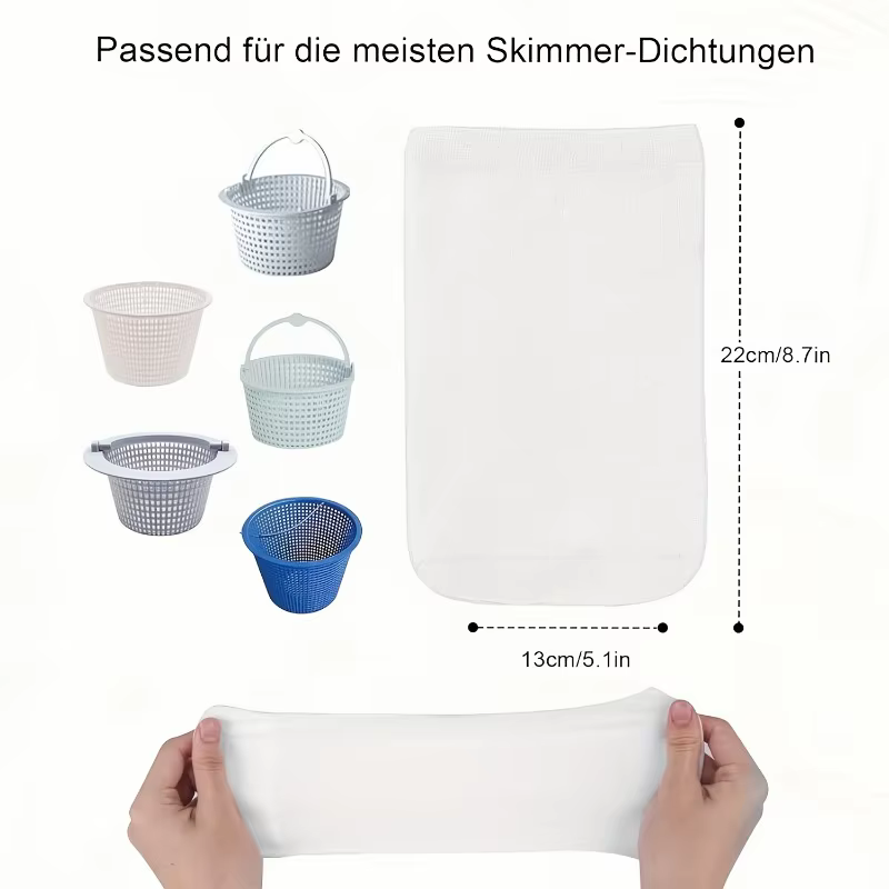 Filet filtrant pour piscine