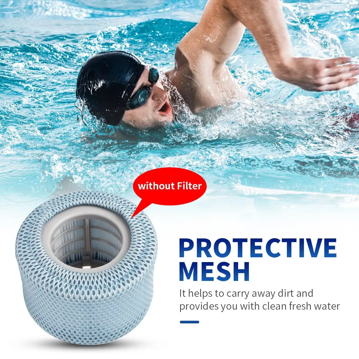 Mspa-Cartouche et filtre de protection pour piscines et bains chauds