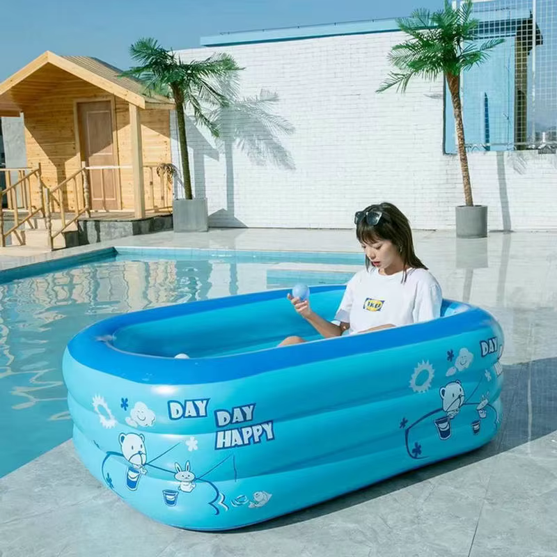 Piscine gonflable carrée pour enfants