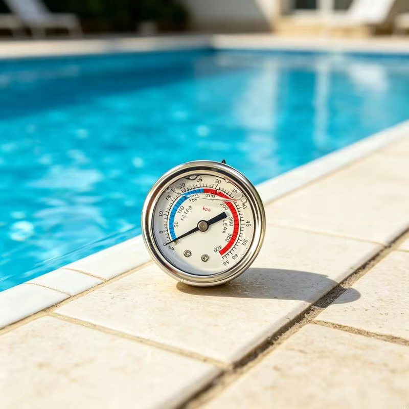 Manomètre haute précision pour système Filtration piscine